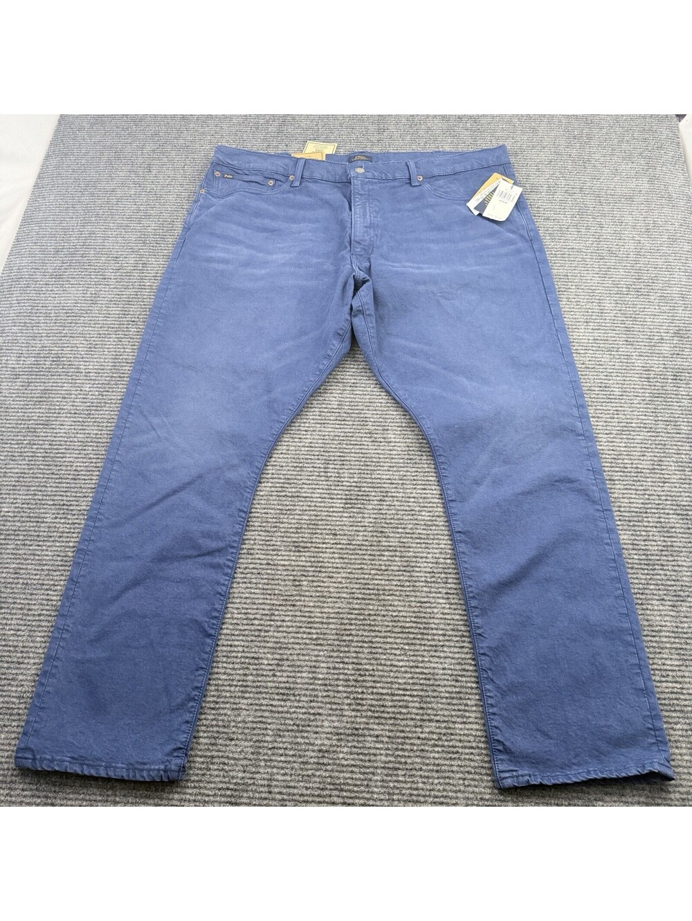 Polo Ralph Lauren Vintage Washed Garment Blue Dyed Rigid Sullivan Slim Jeans